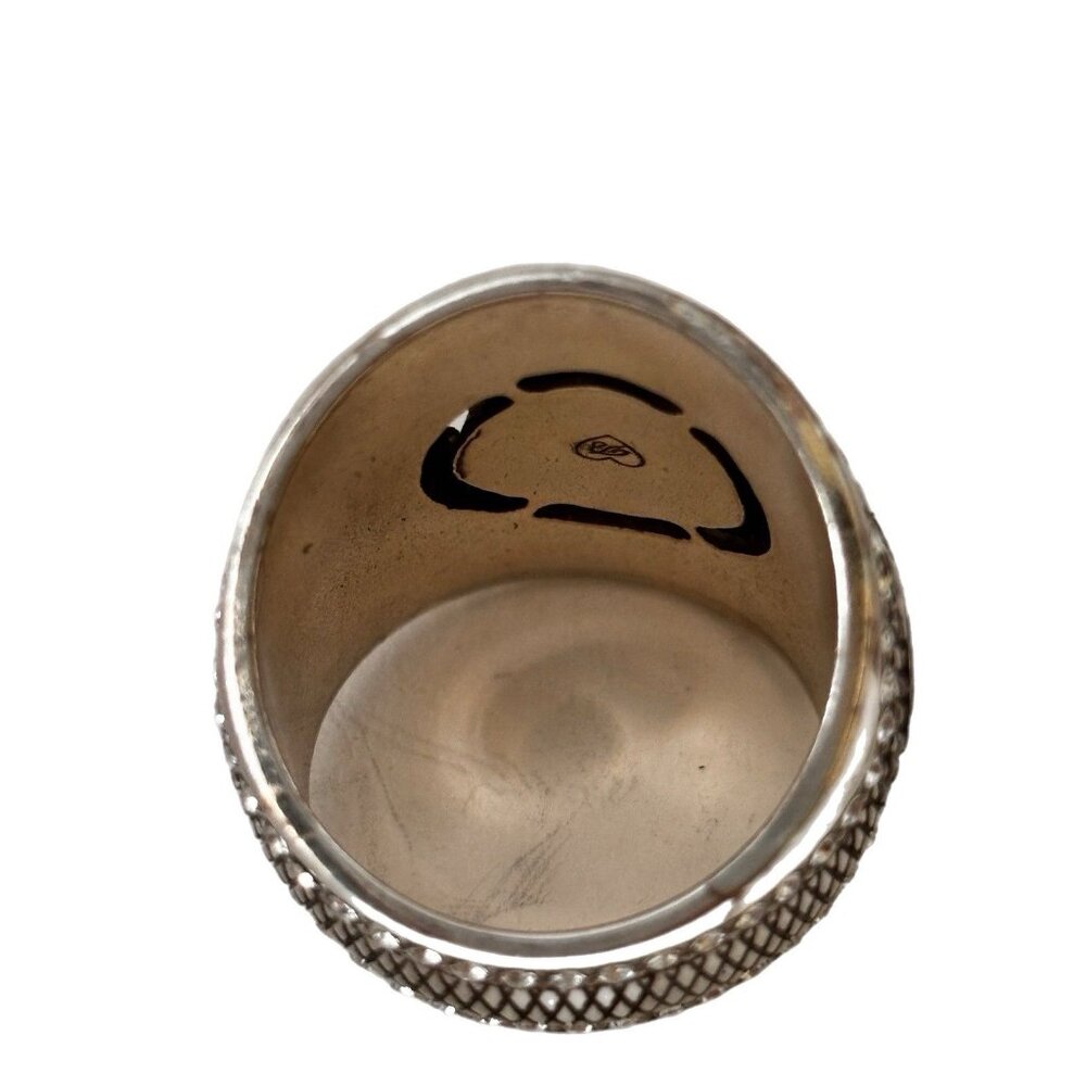 Brighton Love Padlock Ring, Silver Finish, Swarovski Crystals J61982 Size 8 - Picture 5 of 10